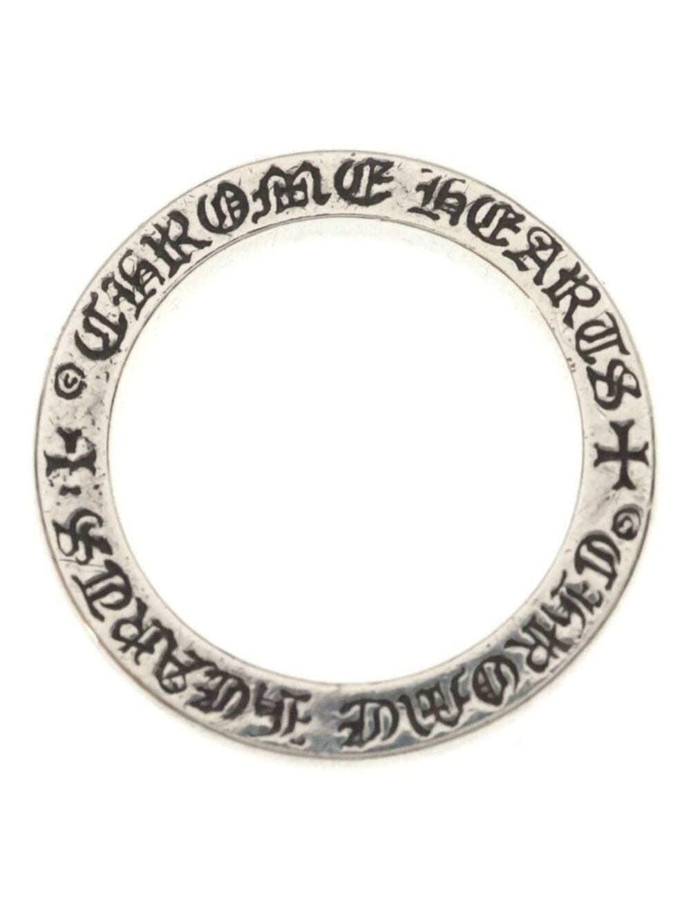 Chrome Hearts Spacer Pln Plain Ring Silver